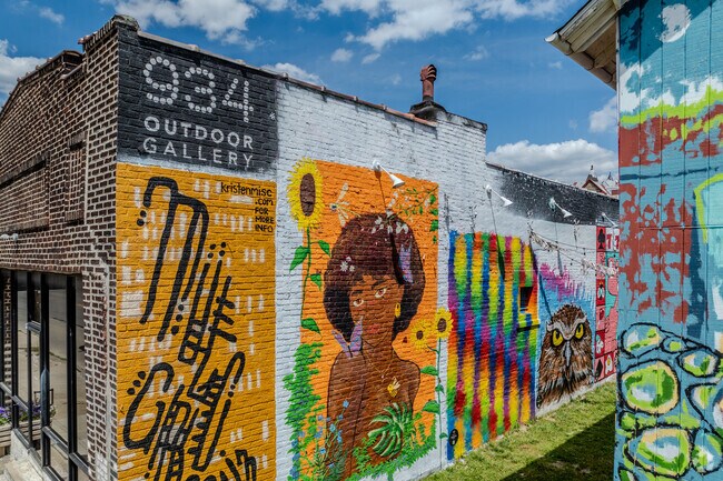 934 Gallery in Milo-Grogan give artists an opportunity to showcase their work publicly.