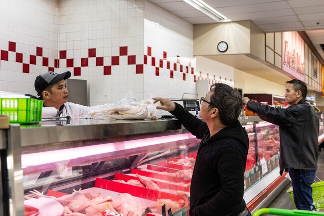 Shun Fat Supermarket is an Asian supermarket stocking a variety of imported groceries.