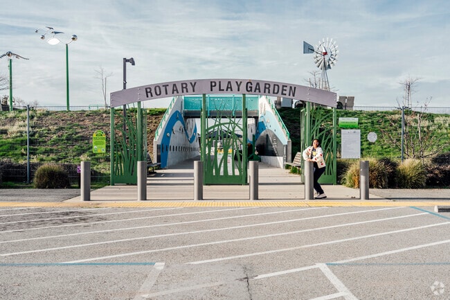 The Rotary Play Garden is available for locals to bring their kids and play.