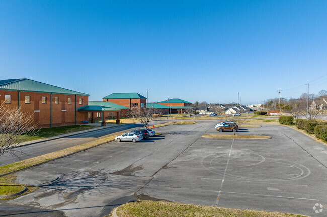 Marvin Wright Elementary School has ample parking for parents and teachers.