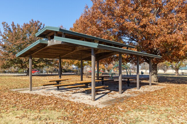 Clark Park in Western Village has large covered space that can be reserved through Tulsa Parks