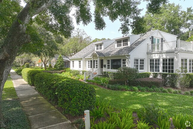 An amazing row of homes showcases striking architecture in this upscale community.