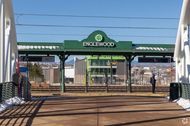 Englewood station is the public transportation hub of the city.