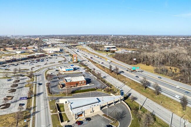 Interstate 70 in the heart of town