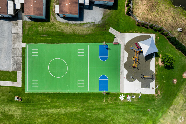 Carmel Elementary's campus has recreational amenities for students.