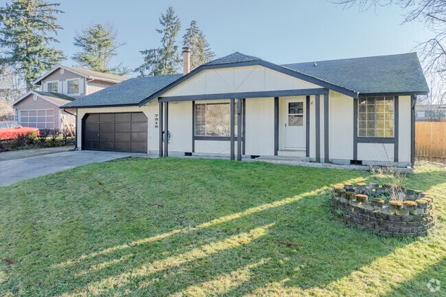 Traditional style homes with large yards are easy to find in Meadows Washington.