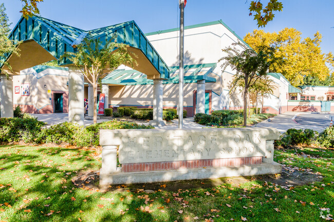 Heritage Oak Elementary School in Roseville provides quality education to students.