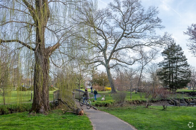 Binney Park is a gorgeous park in the middle of Old Greenwich.