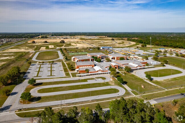 A beautiful aerial view of Liberty Middle School's campus.