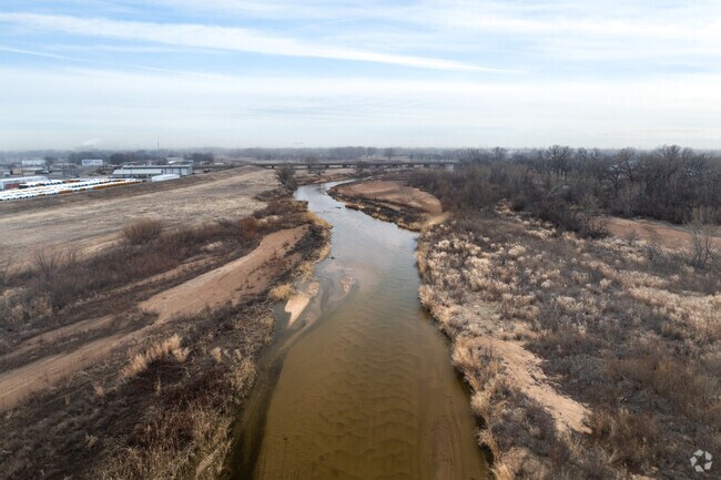 Hutchinson is located along the Arkansas River.
