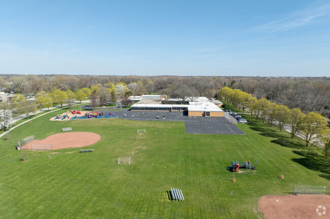 Students can play in the fields at Parkway Elementary School.