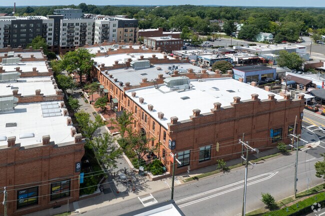 Homes in Trinity Park sit blocks from the historic Brightleaf Square.