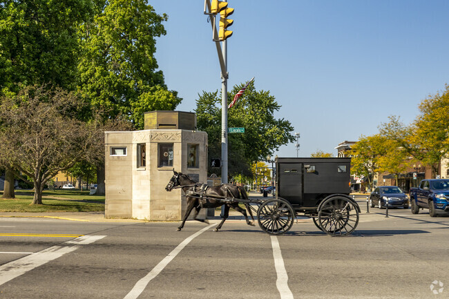 Legend says the Goshen Police Booth was built to protect cops from gangsters in the 1930s.