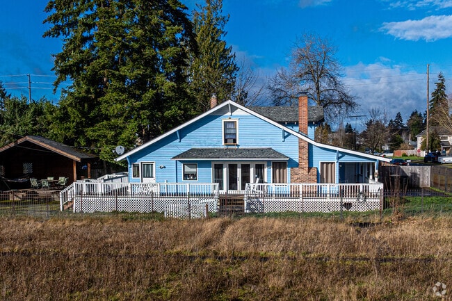 The housing market in Yelm is mostly made up of midcentury-ranch style homes.
