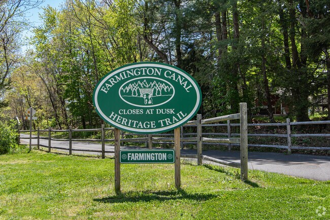 The Farmington Heritage Canal is a beautiful trail meandering thru Farmington and beyond.