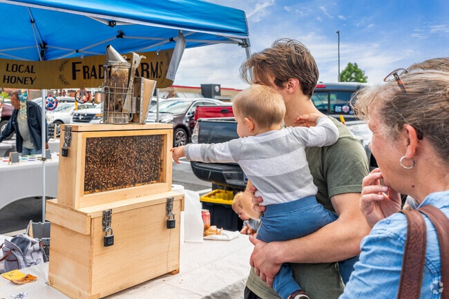 Visitors can find a wide array of products, including fresh fruits and vegetables, baked goods, meats, artisan crafts, and fresh flowers at the Kingsport Farmers Market.