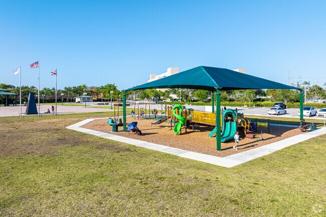 The Pembroke Pines Memorial Park has a big open space with a playground in Pembroke Lakes South.