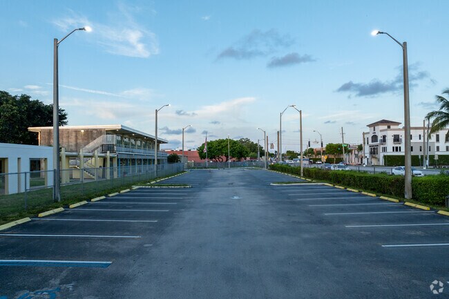 The parking lot at Coral Terrace Elementary School.