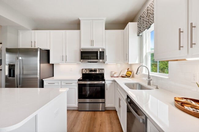 You can move-in to your new home as early as August with other months available! Claim your brand-new home in Moon Township—no waiting required! Check out the quick move-in tab below.