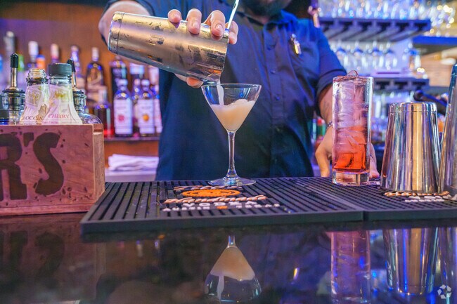 Take a trip further into the city of Lynn and enjoy a colorful cocktail while at the bar at The Blue Ox near the Diamond District.