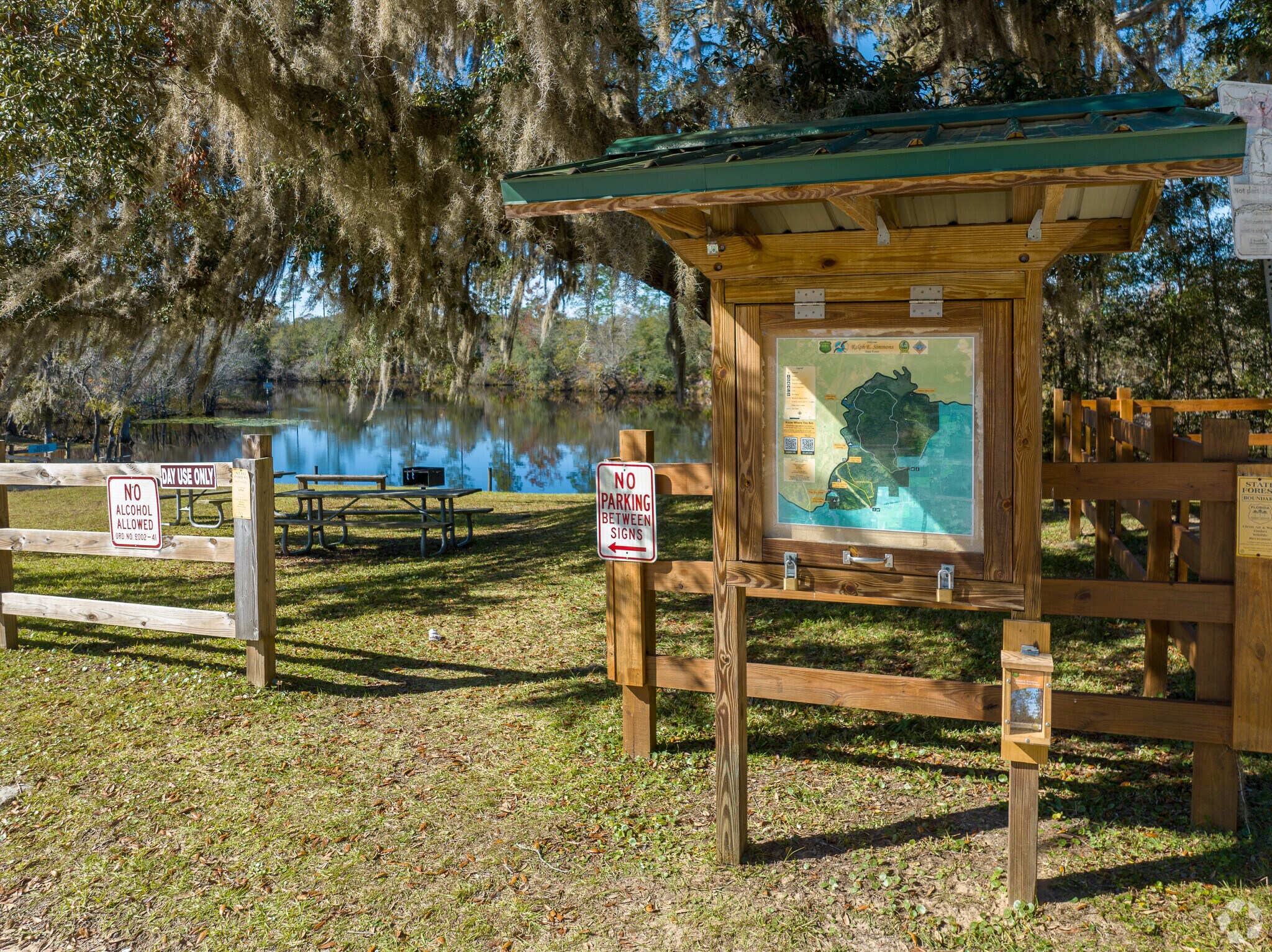 Ralph E Simmons  Memorial State Park State Park is a great place to fish and hike.