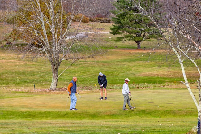 Locals can visit the Hidden Acres Golf Course in Sandyston for an afternoon of putting.