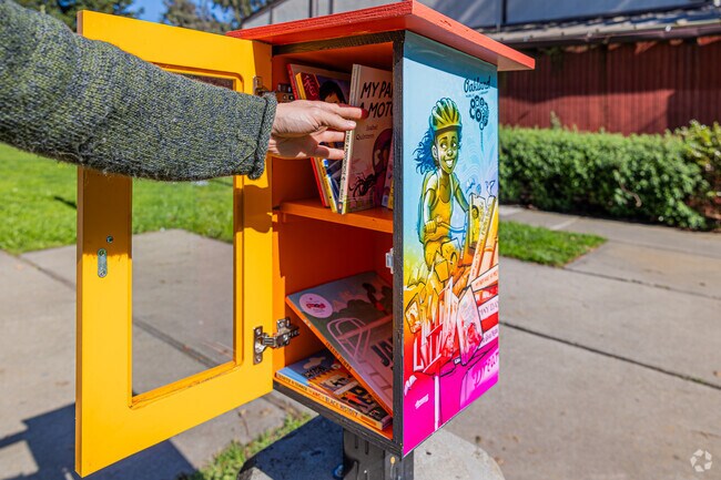 Discover literary gems in Highland neighborhood's free libraries.