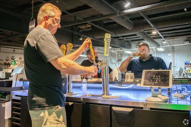 National award winning beers can be enjoyed at the Golden Fox Brewing taproom near Grant Park.