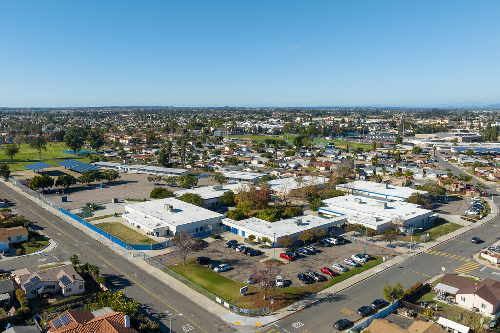 A view from above Mason Elementary in Mira Mesa.