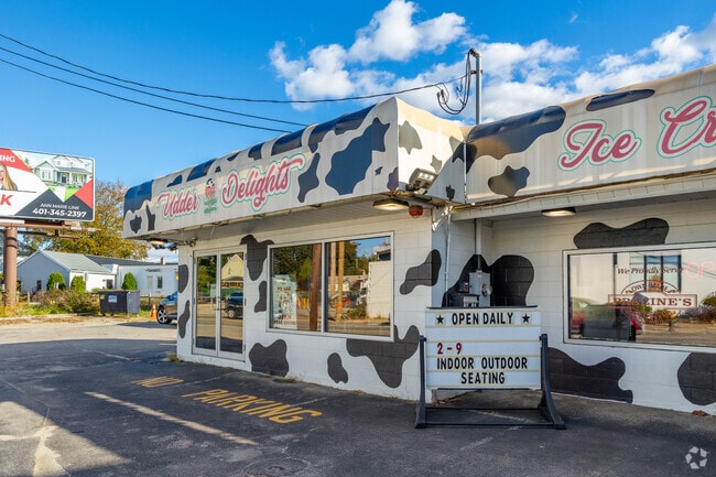 Residents visit Udder Delights for year-round ice cream near Budlong.