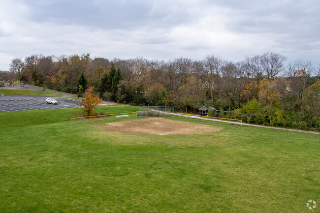 Chess Christian School in Clear Creek Township features a baseball diamond.