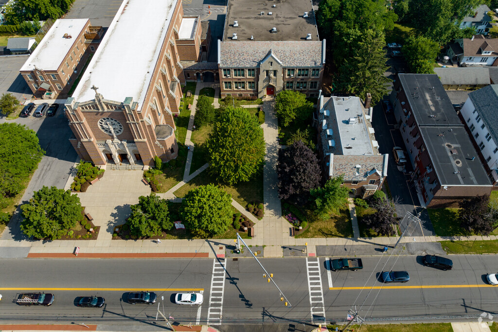Students and staff love the campus of Blessed Sacrament School in Eastwood.