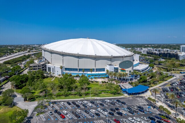 Tropicana field is a staple in St. Petersburg & is only minutes from Greater Pinellas Point.