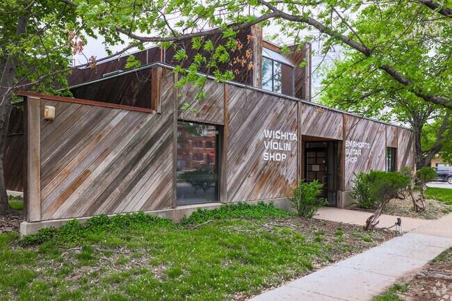 Residents visit Wichita Band Instrument in East Front/Sunnyside for expert instrument repair work.