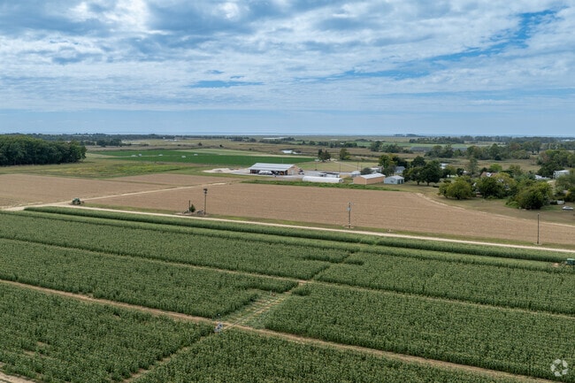 Lawrence Township has many large farms serving the area.