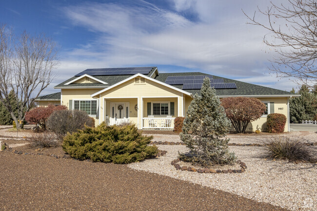 Many residents who own ranch style homes in Chino Valley reduce their dependence on the energy grid by adding solar panels.