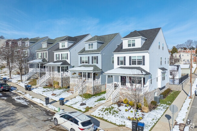 New construction homes are replacing older homes in Conshohocken.