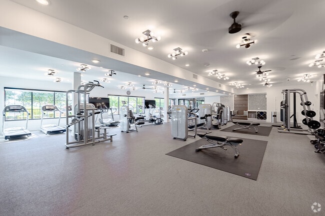 Fitness Room with Spin Room and Yoga Room