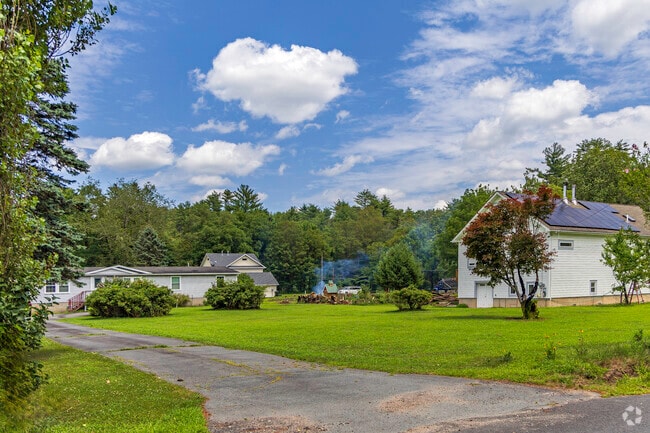 The rural feel of Deerpark, NY is truly witnessed in the secluded family homes.