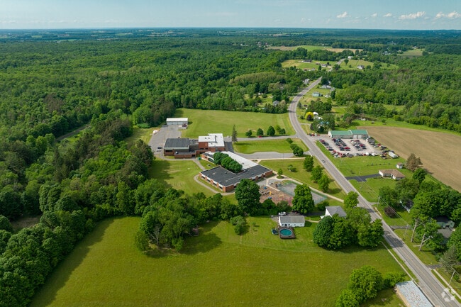Mannsville Manor Elementary is in a small rural town.