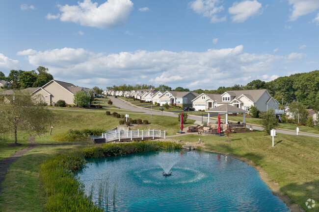 The subdivision communities of Muse have share amenities such as this pond.