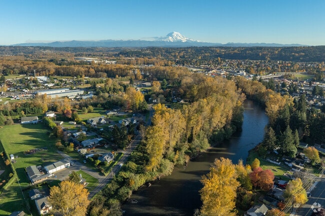 The gorgeous Puyallup River is the jewel of the area.