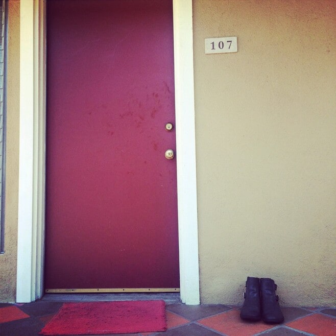 Your door. Your home. Your boots.