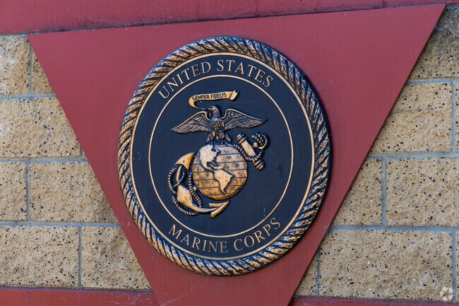 A look at the Marine Corpse plaque at MCAS Miramar.