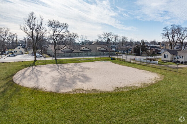 Coal City Intermediate School has a baseball field for students to enjoy.