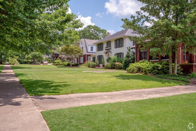 Forest Park is an easygoing place where neighbors gather on lawns, catching up while kids play.