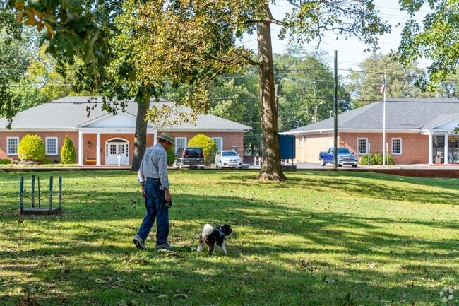 Keiler Park locals love to walk their dogs in the park during cool days in Paducah.