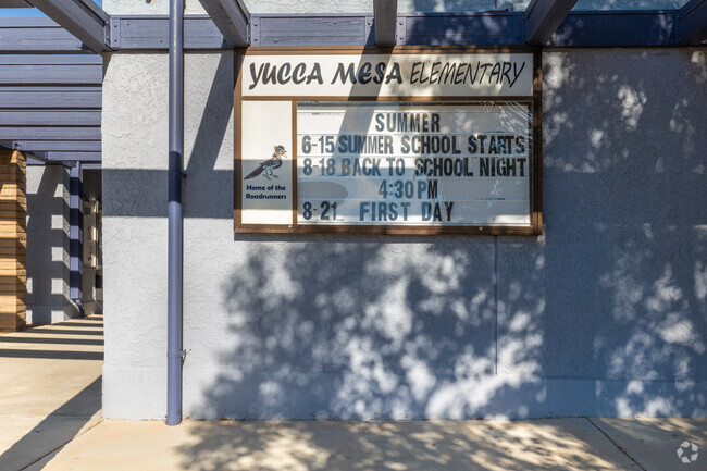 The Yucca Mesa Elementary School in Yucca Valley provides a positive environment for students.