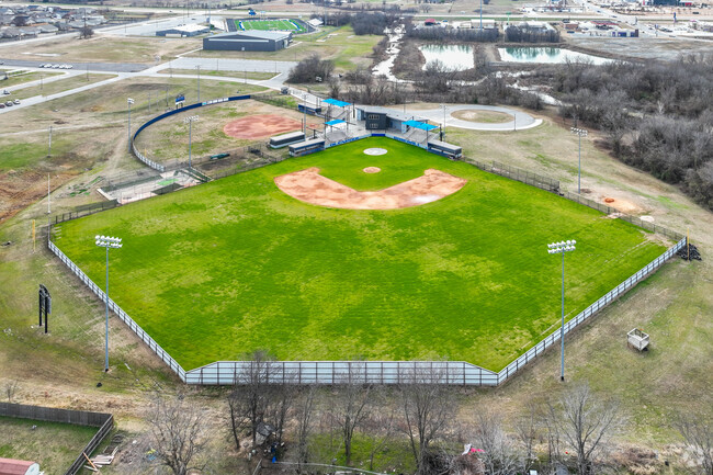 Students at Glenpool Intermediate School have access to top tier sports programs like baseball.