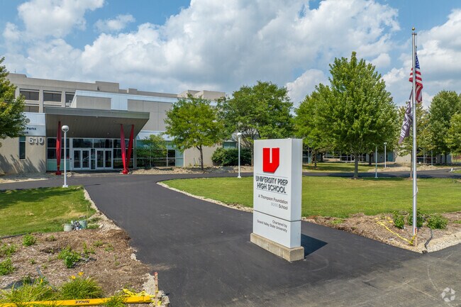 University Prep High School retained 571 students in 2024.